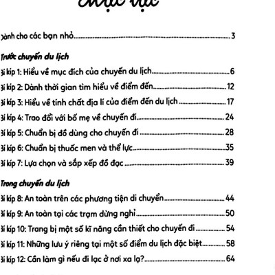 15 Bí Kíp Giúp Tớ An Toàn - Cẩm Nang An Toàn Du Lịch