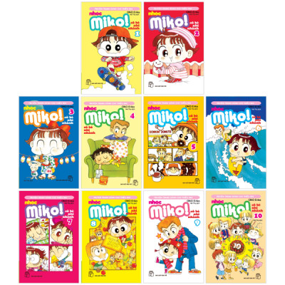 Combo Manga - Nhóc Miko! Cô Bé Nhí Nhảnh: Tập 1 - 10 (Bộ 10 Tập)