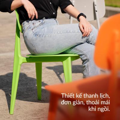 Ghế nhựa đúc Vera nhập khẩu