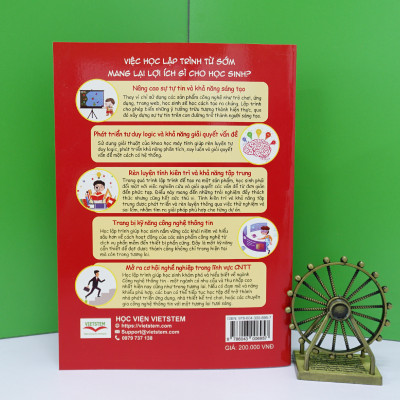 Combo 3 sách hướng dẫn học lập trình Scratch cho học sinh lớp 7