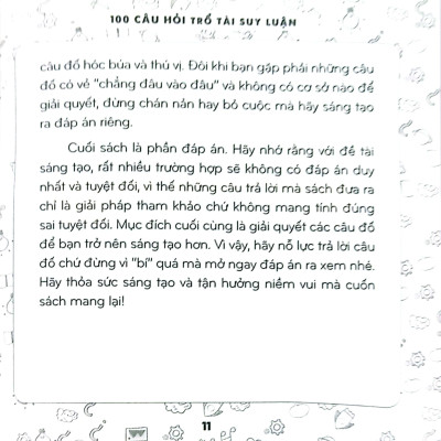 Quiz! Tư Duy Sáng Tạo - 100 Câu Hỏi Trổ Tài Suy Luận