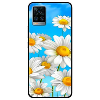 Ốp lưng dành cho Vivo V20 mẫu Hoa Trắng Trời Xanh