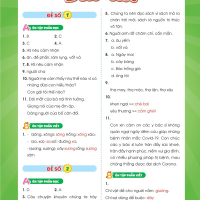 Phiếu Ôn Hè Tiếng Việt 2 (Theo Chương Trình Giáo Dục Phổ Thông Mới)