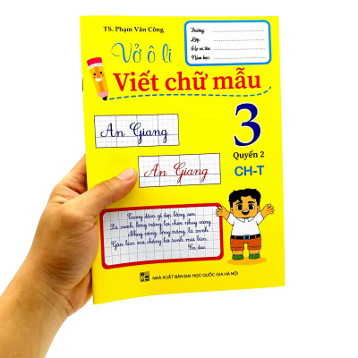 Vở Ô Li Viết Chữ Mẫu 3 - Quyển 2 (Ch-T)