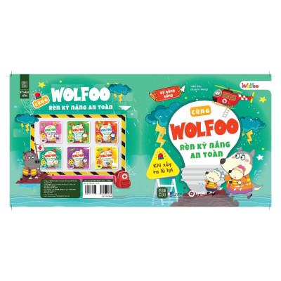 Sách - Cùng Wolfoo Rèn Kỹ Năng An Toàn Khi Xảy Ra Lũ Lụt