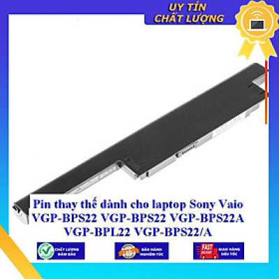 Pin dùng cho laptop Sony Vaio VGP-BPS22 VGP-BPS22 VGP-BPS22A VGP-BPL22 VGP-BPS22/A - Hàng Nhập Khẩu  MIBAT946