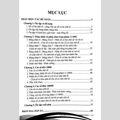 Các Dạng Bài Tập Trắc Nghiệm Toán Lớp 3 (Theo Chương Trình Giáo Dục Phổ Thông Mới)