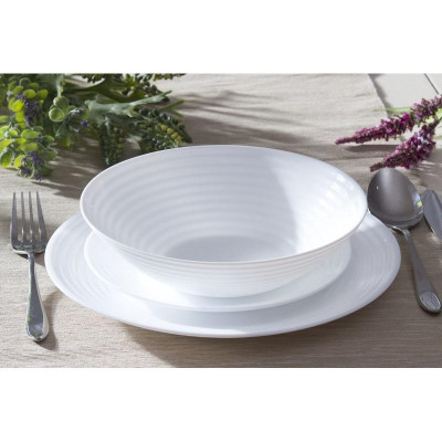 Bát tô thủy tinh Luminarc Harena 20cm N5416, dùng lò vi sóng, máy rửa bát