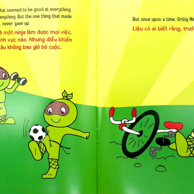 Ninja Nhí - Rèn Luyện Tư Duy Tích Cực - Ninja Cứng Cỏi (Song Ngữ)
