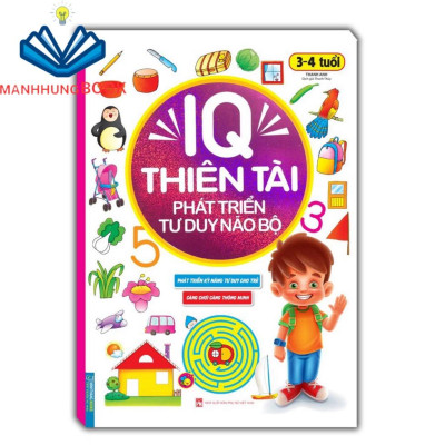 Sách-Combo 2c IQ thiên tài 3 - 4 tuổi & IQ thiên tài 4 - 5 tuổi