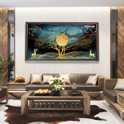 D601 01 Tranh kính Hiện đại đẹp sang trọng ( được chọn mẫu)