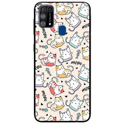 Ốp lưng dành cho Samsung M30 - M30s - M31 mẫu Mèo Meow