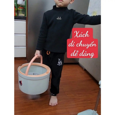 Bộ chổi lau nhà tách nước bẩn mini thông minh Bennix BN-688SM