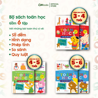 Sách Toán cho bé, Phát triển tiềm năng toán học cho trẻ - Toán  học cho trẻ mẫu giáo - Lớp mầm 2 (Tái bản 2021)- 2HBooks