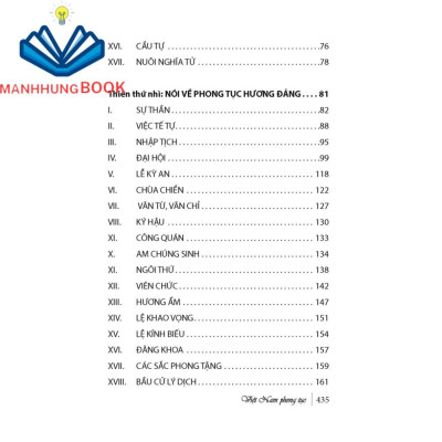Sách - Việt Nam phong tục (bìa cứng) - tái bản