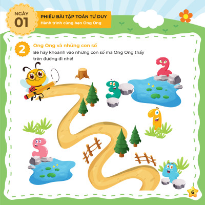 Combo 3 tập sách 60 Ngày Khám Phá Toán Tư Duy có App Bài Giảng cho bé sẵn sàng bước vào lớp 1