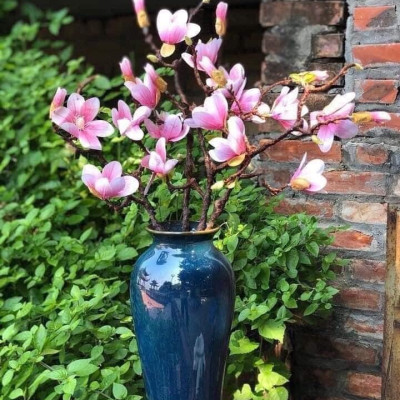 Lọ hoa gốm sứ - Lọ Đùi Dế Cao - Gốm sứ Bát Tràng -  Trang trí nhà cửa