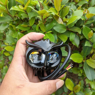 Đèn Trợ Sáng Cao Cấp: Mắt Cú X22 Pro 45W - Bi Cầu, Chống Nước, Lắp Đặt Cho Xe Máy và Ô Tô