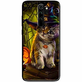 Ốp lưng dành cho Xiaomi Redmi Note 8 Pro mẫu Mèo Đội Nón