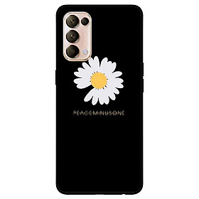 Ốp lưng dành cho Oppo Reno 5 mẫu Cúc Họa Mi 22 Nền Peace Hoa Cúc
