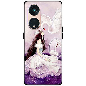 Ốp lưng dành cho Oppo Reno 8T 4G - Reno 8T 5G - Reno 10 5G - Reno 10 Pro 5G - Cô Gái Thiên Nga - Hàng Chính Hãng