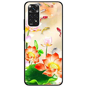 Ốp lưng dành cho Xiaomi Redmi Note 11 4G - Sen Đỏ Và Koi