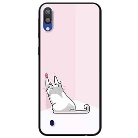 Ốp lưng in cho Samsung M10 Mẫu Mèo Cào
