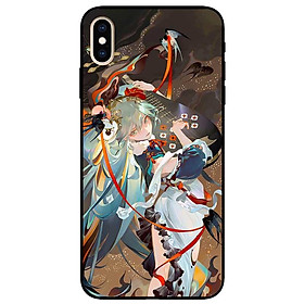 Ốp lưng dành cho Iphone X - Xs - Xs Max - XR - 11 - 11 Pro Max - Anime Cô Gái Cầm Đàn - Hàng Chính Hãng