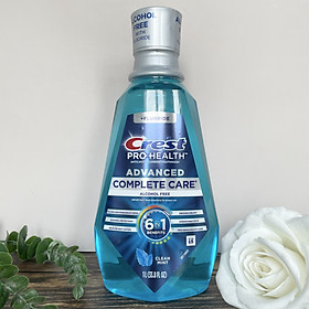 Set 3 chai Nước súc miệng Crest Pro-Health Advanced Multi Protection, Alcohol Free, 1Lx3