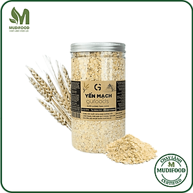 Yến Mạch Tươi Cán Mỏng (Cán Dẹt) GUfoods 500g - Ăn Kiêng, Giàu Chất Xơ, Hỗ Trợ Giảm Cân, Tập Gym, Eat Clean