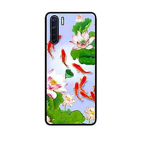 Ốp Lưng in cho Oppo A91 Mẫu Đàn Cá Koi - Hàng Chính Hãng