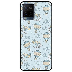 Ốp lưng dành cho Vivo Y21 - Vivo Y21s mẫu Hoạ Tiết Khinh Khí Cầu