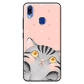 Ốp in cho Vivo Y91 Mèo Hồng - Hàng chính hãng