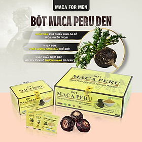 Sâm Bột Maca Peru màu Đen (Lepidium Meyenii)