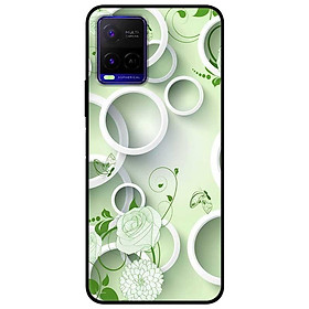 Ốp lưng dành cho Vivo Y21 - Vivo Y21s mẫu Hoa Hồng Hoa Văn
