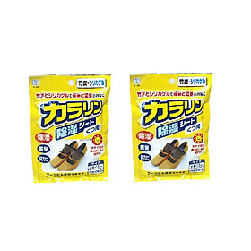 Combo Gói hút ẩm, khử mùi cho giầy Kokubo ( dạng gói- 30gx2 ) - Hàng nội địa Nhật Bản.