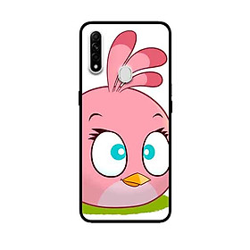 Ốp Lưng in cho Oppo A31 Mẫu Chim Nền Hồng - Hàng Chính Hãng