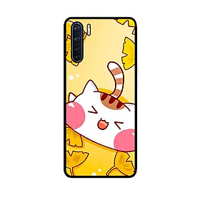 Ốp Lưng in cho Oppo A91 Mẫu Mèo May Mắn 3 - Hàng Chính Hãng