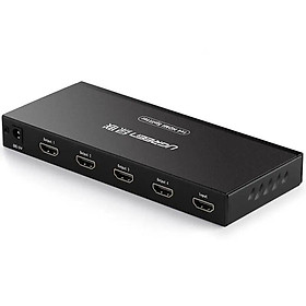 Ugreen UG4020240202TK Màu Đen Bộ chia HDMI 1 ra 4 hỗ trợ phân giải FULL HD - HÀNG CHÍNH HÃNG