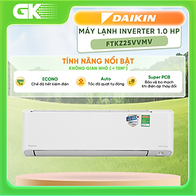 HÀNG CHÍNH HÃNG Máy lạnh Daikin Inverter 1 HP FTKZ25VVMV - GIAO HCM