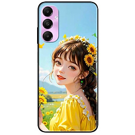 Ốp lưng cho Samsung A04 - A04s - A05 - A05s - Mỹ Nữ Áo Vàng - Hàng Chính Hãng