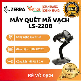 Máy đọc mã vạch 1D Symbol LS-2208 ( Hàng chính hãng)