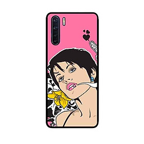 Ốp Lưng in cho Oppo A91 Mẫu Cô Gái Tính Cách - Hàng Chính Hãng