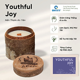 Nến Thơm Trị Liệu Le Rustique An Yên (Youthful Joy) - Nến Thơm Cao Cấp - An Toàn Sức Khỏe