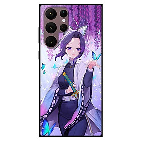 Ốp lưng dành cho Samsung S22 - S22 Plus - S22 Ultra - Anime Cô Gái Shinobu Kimetsu Và Bướm - Hàng Chính Hãng