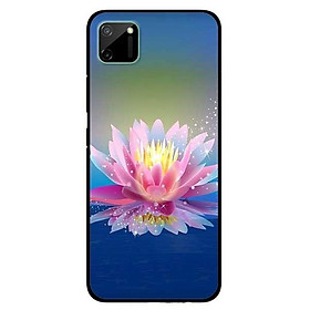 Ốp lưng dành cho Realme C3 / C3i - C11 - C12 - C15 mẫu Sen Xanh Hồng