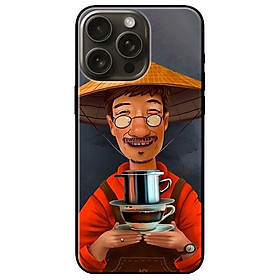 Ốp lưng dành cho Iphone 15 - Iphone 15 Plus - Iphone 15 Pro - Iphone 15 Pro Max - Ông Lão Cà Phê - Hàng Chính Hãng