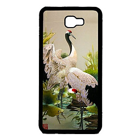 Ốp lưng cho Samsung Galaxy J7 Prime mẫu CON Hạc 1 - Hàng chính hãng