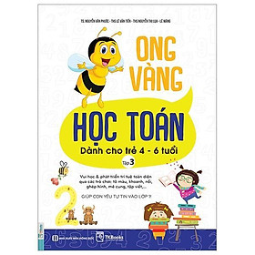 Sách - Ong Vàng Học Toán Dành Cho Trẻ 4 - 6 Tuổi - Tập 3 - MCBooks