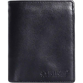 Ví Nam Kiểu Đứng Huy Hoàng HT2108 (12.5 x 10 cm) - Đen